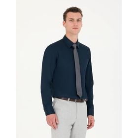 Pierre Cardin 50277147-VR033 Lacivert Erkek Gömlek
