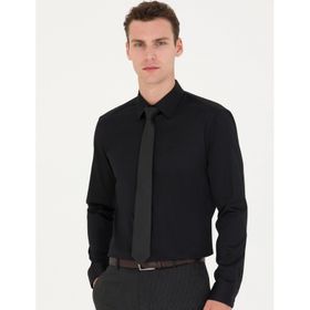Pierre Cardin 50277147-VR046 Siyah Erkek Gömlek