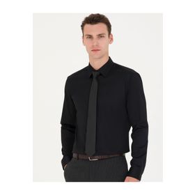 Pierre Cardin 50277147-VR046 Siyah Erkek Gömlek