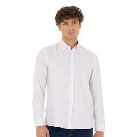 Pierre Cardin 50277450-VR014 Bordo Desenli Erkek Gömlek