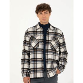 Pierre Cardin 50277735-VR033 Lacivert Desenli Erkek Gömlek