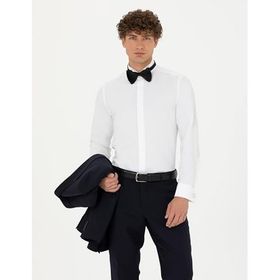 Pierre Cardin 50277752-VR013 Beyaz Smokin Erkek Gömlek