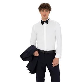 Pierre Cardin 50277752-VR013 Beyaz Smokin Erkek Gömlek