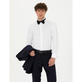 Pierre Cardin 50277752-VR013 Beyaz Smokin Erkek Gömlek