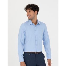 Pierre Cardin 50277784-VR032 Koyu Mavi Erkek Gömlek