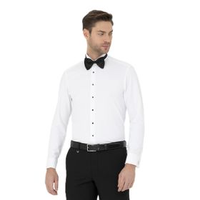 Pierre Cardin 50277812-VR013 Beyaz Smokin Erkek Gömlek