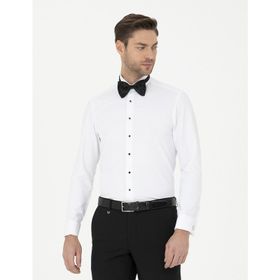 Pierre Cardin 50277812-VR013 Beyaz Smokin Erkek Gömlek