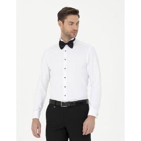 Pierre Cardin 50277812-VR013 Beyaz Smokin Erkek Gömlek