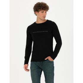 Pierre Cardin 50278025-VR046 Siyah Erkek Kazak