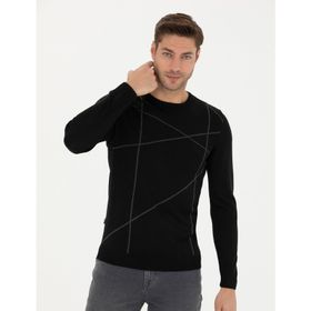 Pierre Cardin 50278028-VR046 Siyah Erkek Kazak