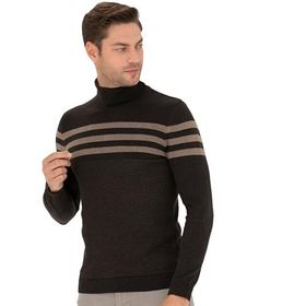 Pierre Cardin 50278029-VR158 Kahverengi Erkek Kazak