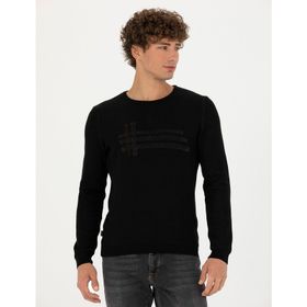 Pierre Cardin 50278091-VR046 Siyah Erkek Kazak