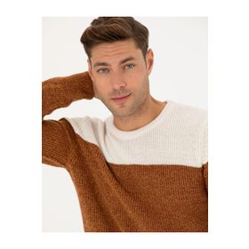 Pierre Cardin 50278098-VR011 Bej Erkek Kazak