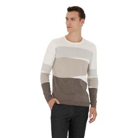 Pierre Cardin 50278105-VR019 Ekru Erkek Kazak