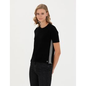 Pierre Cardin 50278909-VR046 Siyah Kadın Tişört