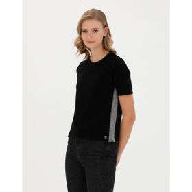 Pierre Cardin 50278909-VR046 Siyah Kadın Tişört