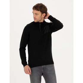 Pierre Cardin 50279431-VR046 Siyah Erkek Kazak
