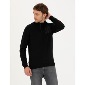 Pierre Cardin 50279431-VR046 Siyah Erkek Kazak