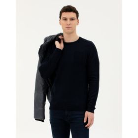 Pierre Cardin 50281779-VR100 Koyu Lacivert Erkek Kazak