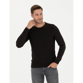 Pierre Cardin 50281819-VR029 Kahverengi Erkek Kazak