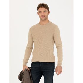 Pierre Cardin 50281823-VR011 Bej Erkek Kazak