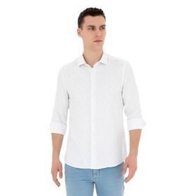 Pierre Cardin 50283501-VR035 Limon Desenli Erkek Gömlek