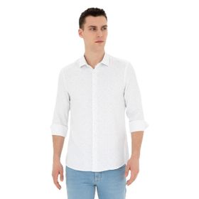 Pierre Cardin 50283501-VR035 Limon Desenli Erkek Gömlek