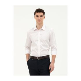 Pierre Cardin 50283505-VR078 Açık Pembe Desenli Erkek Gömlek