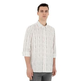 Pierre Cardin 50283508-VR046 Siyah Desenli Erkek Gömlek