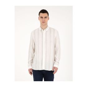 Pierre Cardin 50283522-VR016 Yeşil Erkek Gömlek