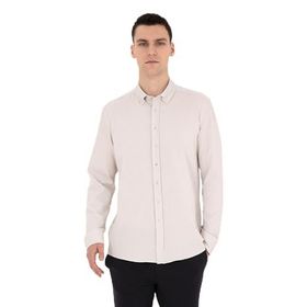 Pierre Cardin 50284109-VR011 Bej Desenli Erkek Gömlek
