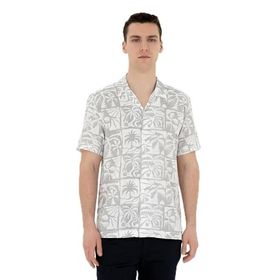 Pierre Cardin 50284410-VR024 Gri Kısa Kollu Erkek Gömlek