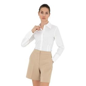Pierre Cardin 50284562-VR013 Beyaz Desenli Kadın Gömlek