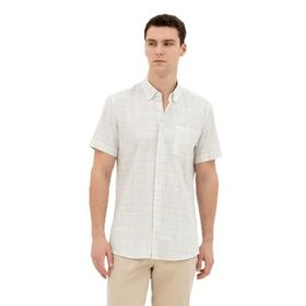 Pierre Cardin 50284924-VR049 Taş Kısa Kollu Erkek Gömlek
