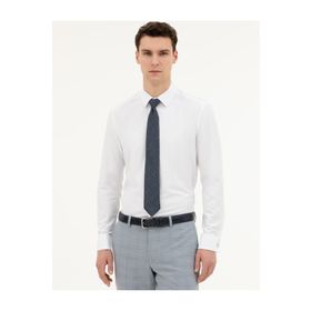 Pierre Cardin 50285595-VR013 Beyaz Erkek Gömlek