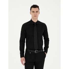Pierre Cardin 50286102-VR046 Siyah Erkek Gömlek