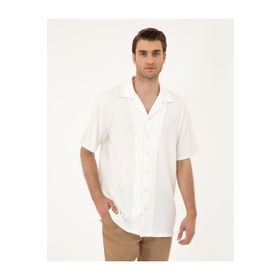 Pierre Cardin 50286124-VR013 Beyaz Erkek Gömlek