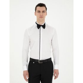 Pierre Cardin 50286241-VR013 Beyaz Erkek Smokin Gömleği