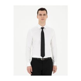 Pierre Cardin 50286402-VR013 Beyaz Erkek Gömlek