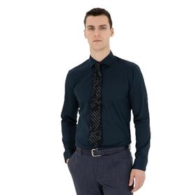 Pierre Cardin 50286402-VR033 Lacivert Erkek Gömlek