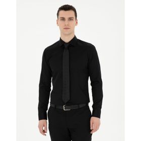 Pierre Cardin 50286402-VR046 Siyah Erkek Gömlek