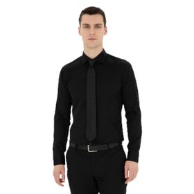 Pierre Cardin 50286402-VR046 Siyah Erkek Gömlek
