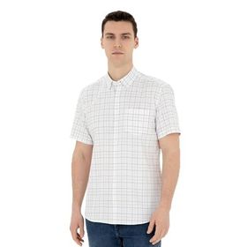 Pierre Cardin 50288739-VR033 Lacivert Kısa Kollu Erkek Gömlek