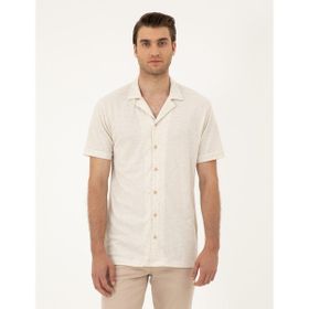 Pierre Cardin 50288946-VR011 Bej Erkek Gömlek