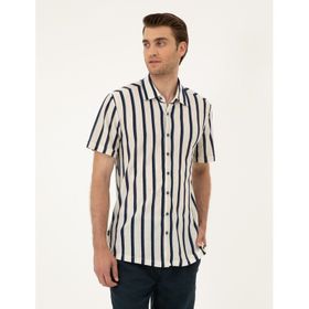 Pierre Cardin 50289021-VR011 Bej Erkek Gömlek