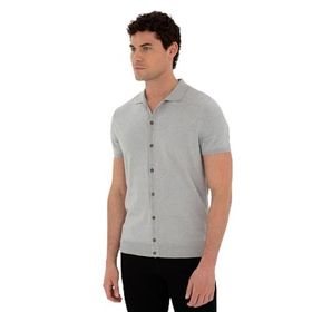 Pierre Cardin 50289239-VR001 Açık Gri Erkek Kazak