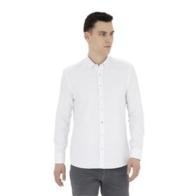 Pierre Cardin 50289388-VR011 Bej Desenli Erkek Gömlek