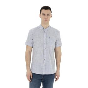 Pierre Cardin 50289394-VR033 Lacivert Kısa Kollu Erkek Gömlek