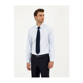 Pierre Cardin 50289411-VR003 Açık Mavi Erkek Gömlek