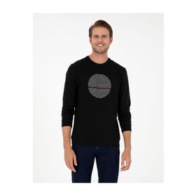 Pierre Cardin 50290634-VR046 Siyah Erkek Sweatshirt